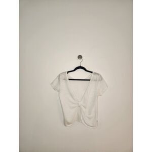 White Twist Top